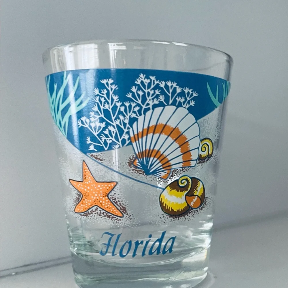 🆓free with purchase 🆓Florida Seashell Shot Glass